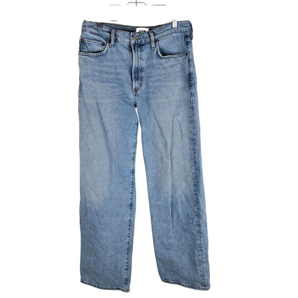 Agolde Sustainable Harper Straight Leg Denim Jeans Size 29 Eco Conscious - Picture 3 of 14
